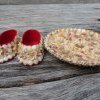 Shell art shoes and plate